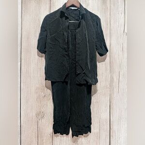 & Other Stories Gray Two Piece Set Size Small